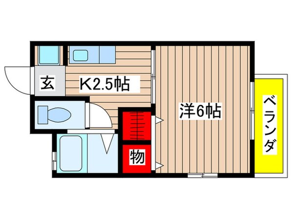 シャンブル八事の物件間取画像